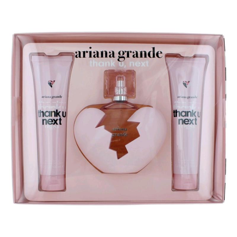 GIFT/SET ARIANA GRANDE THANK YOU NEXT 3 PCS.  )3PC SET(3. By ARIANA GRANDE For WOMEN