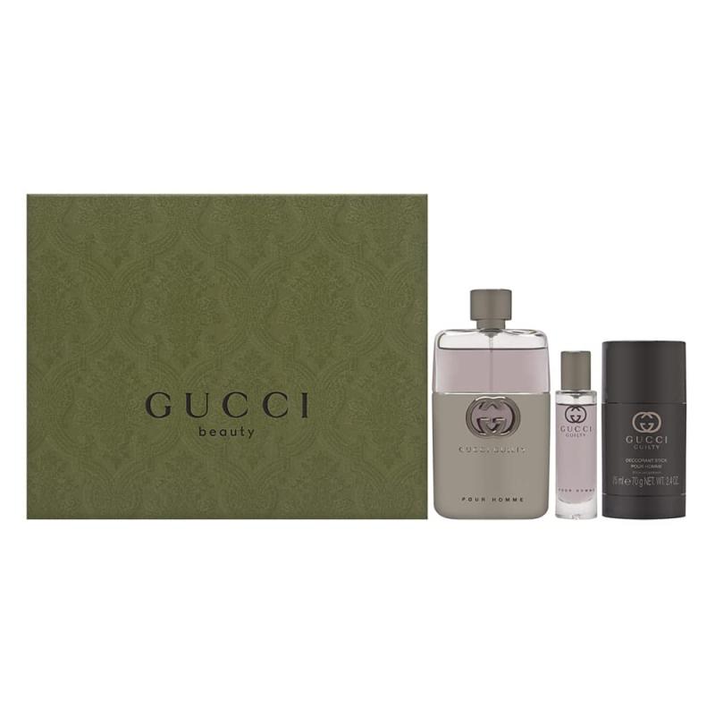 GIFT/SET GUCCI GUILTY 3 PCS. 3. By GUCCI For MEN