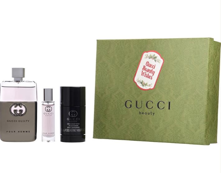GIFT/SET GUCCI GUILTY 3 PCS. 3. BY GUCCI FOR MEN