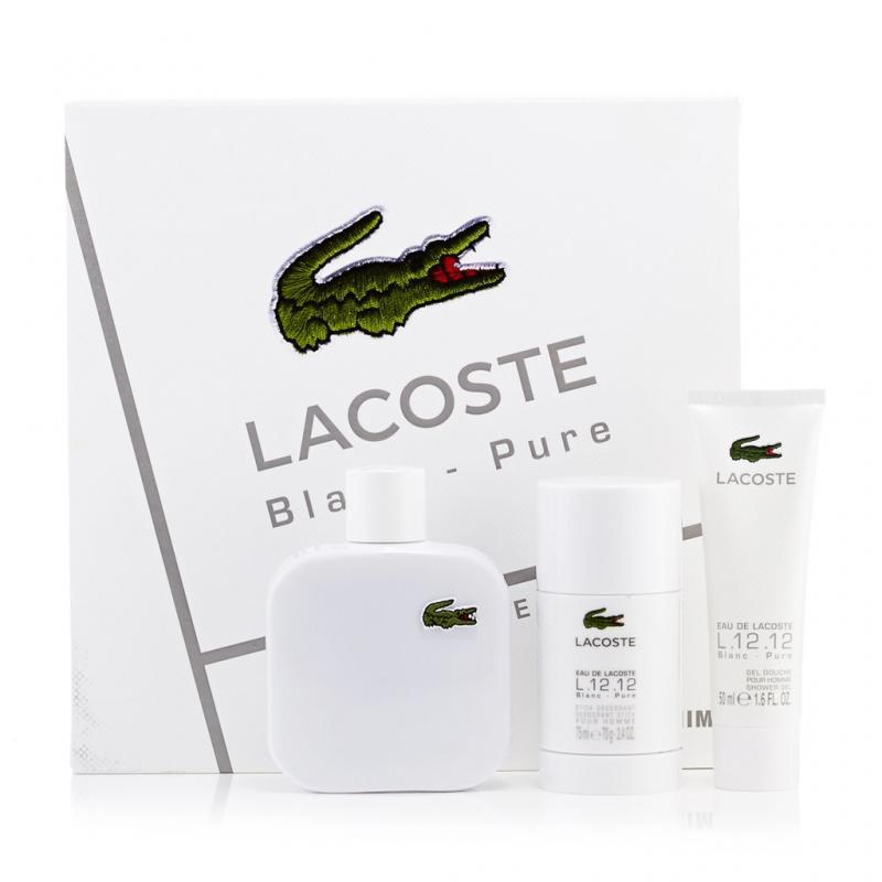 GIFT/SET EAU DE LACOSTE L.12.12. BLANC 3PCS. 3.