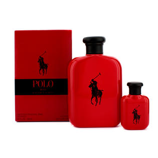 GIFT/SET POLO RED 2 PCS.  4.2 FL By RALPH LAUREN For MEN