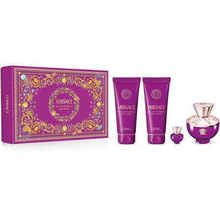 GIFT/SET DYLAN PURPLE BY VERSACE 4 PCS. 3.