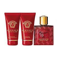 GIFT/SET VERSACE EROS FLAME BY VERSACE 3 PCS.  VERSACE EROS FLAME 1. BY VERSACE FOR M
