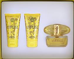 GIFT/SET YELLOW DIAMOND 3 PCS. (1. By VERSACE For WOMEN