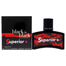BLACK IS BLACK SUPERIOR 3.4O EDT FOR MEN. DEIGNER:NU By  For Kid