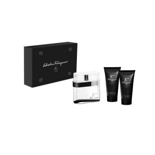 GIFT/SET FERRAGAMO (F( BLACK 3 PCS. [3.4 FL