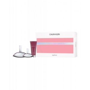 GIFT/SET EUPHORIA 3PCS.: 3.4 EAU DE PARFUM SPRAY + 6. BY CALVIN KLEIN FOR WOMEN