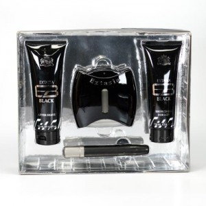 GIFT/SET EXTASIA BLACK 4 PCS.  3.3 FL BY NEW BRAND FOR MEN