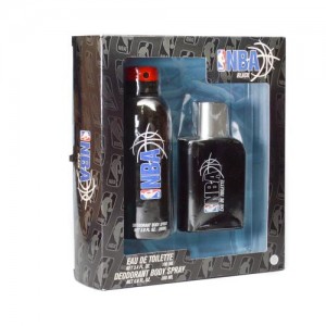 GIFT/SET NBA BLACK 2 PCS.  3.3 FL BY AIR VAL INTERNATIONAL FOR KIDS
